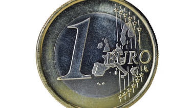 Eine Ein-Euro-Münze | Bild: picture-alliance/dpa