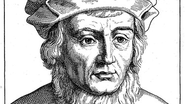 Porträt des bayerischen Gelehrten und Geschichtsschreibers Johannes (Aventinus) Turmair  | Bild: picture-alliance/dpa
