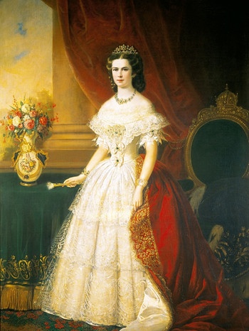 Elisabeth von Österreich - Porträt von Franz Russ | Bild: picture-alliance/dpa