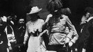 (Archiv) Kurz vor dem Attentat auf das Thronfolgerpaar Erzherzog Franz Ferdinand und seine Gemahlin | Bild: picture-alliance/dpa