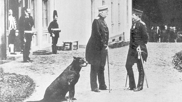 Reichskanzler Bismarck empfängt Kaiser Wilhelm II. 1888 | Bild: picture-alliance/dpa