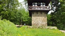 Der Römische Wachtturm auf dem Pulverberg bei Bendorf ist eine Rekonstruktion einer militärischen Anlage am Limes | Bild: picture-alliance/dpa