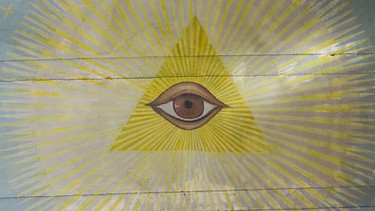 Allsehendes Auge, ein Symbol der Illuminaten | Bild: colourbox.com
