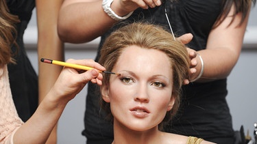 Das Modell Kate Moss als Wachsfigur bei Madame Tussaud | Bild: picture-alliance/dpa