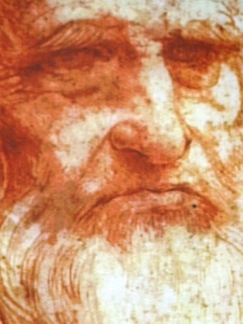 Leonardo da Vinci, Selbstporträt | Bild: picture-alliance/dpa