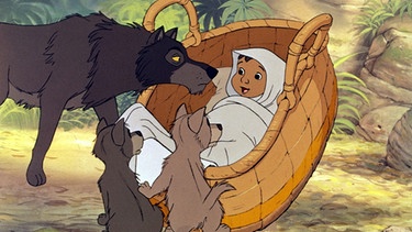 Mowgli aus dem "Dschungelbuch" wird von Wölfen großgezogen | Bild: picture-alliance/dpa