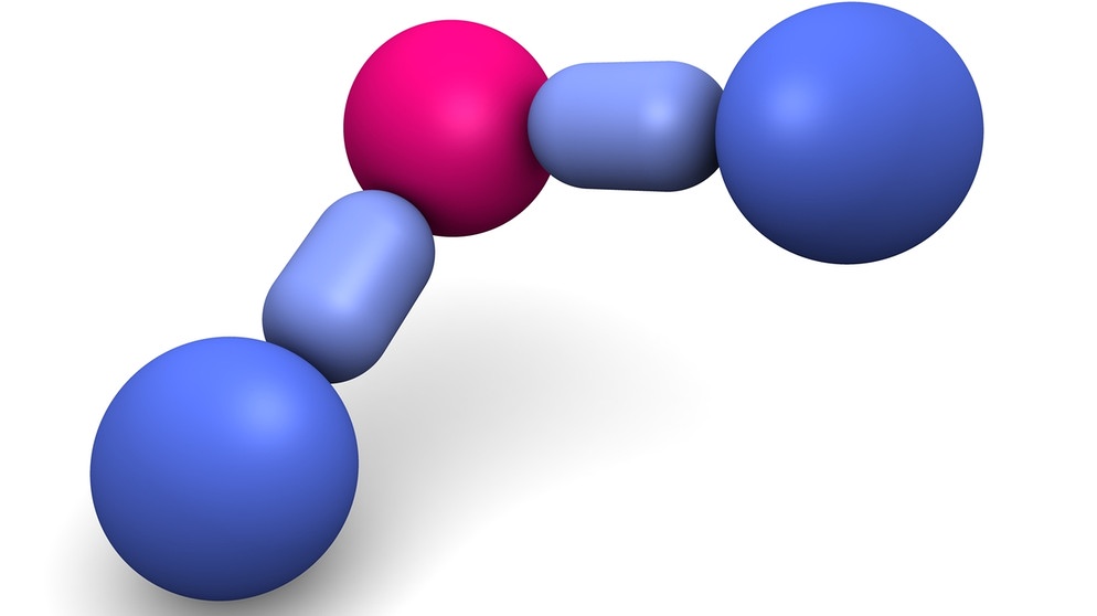 Wasser-Molekül-Modell | Bild: colourbox.com