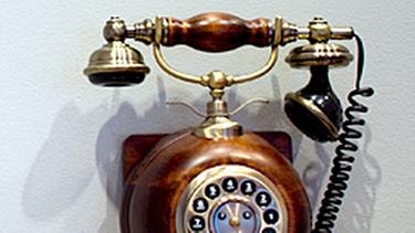 historisch nachgebautes neues Telefon | Bild: picture-alliance/dpa