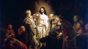 Jesus und der zweifelnde Tomas. | Bild: picture alliance / Heritage Images | Art Media