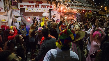 Purim in Jerusalem | Bild: picture-alliance/dpa