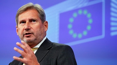 EU-Kommissar Johannes Hahn | Bild: picture-alliance/dpa