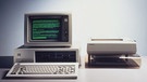 Erster IBM-Computer für Zuhause, der ab August 1981 verkauft wurde | Bild: picture-alliance/dpa