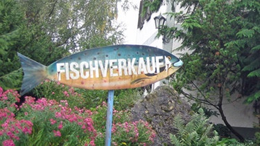 Schild "Fischverkauf" | Bild: Renate Eichmeier