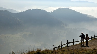 Blick vom Hochgrat - in der Nähe von Kreuzthal im Oberallgäu | Bild: picture-alliance/dpa