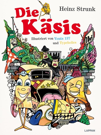 Cover vom Comicbuch "Die Käsis" von Heinz Strunk | Bild: Carlsen Verlag