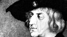 Das letzte Porträt von Kaiser Maximilian I. (1459-1519), im Sommer 1518 von dem von ihm geförderten Albrecht Dürer  | Bild: picture-alliance/dpa