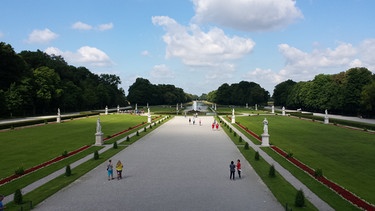 Inspiriert von Versailles - der barocke Teil des Schlossparks Nymphenburg. | Bild: BR