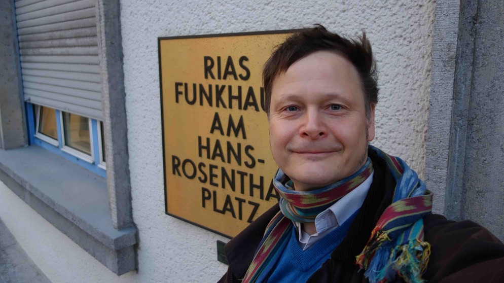 Rolf-Bernhard Essig: bei RIAS | Bild: Rolf-Bernhard Essig/Gudrun Schury