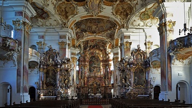 Innenraum der Wallfahrtskirche Maria Steinbach | Bild: Pater Josef Mayer 