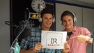 Philipp Rehm und Florian Steidle aus Gundelfingen live on air im BR-KLASSIK-Studio | Bild: BR