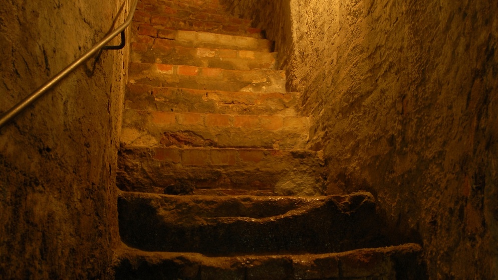 Treppe zu den Felskellern | Bild: Verein Nürnberger Felsengänge