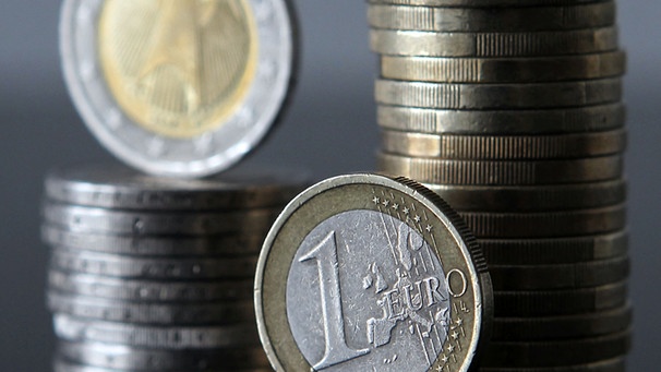 Mehrere Euro-Münzen | Bild: picture-alliance/dpa