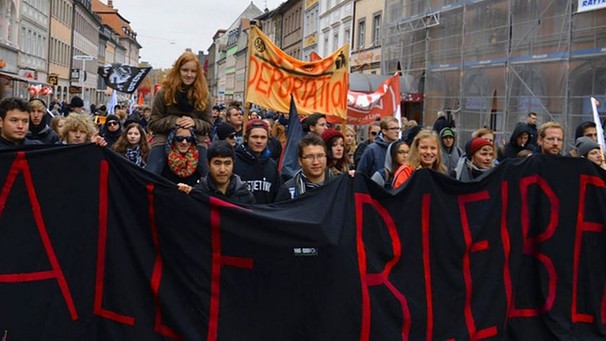 Demo gegen Abschiebelager in Bamberg | Bild: Bayerischer Flüchtlingsrat