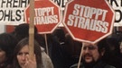 Anti-Strauß-Demonstration in Stuttgart 1980 | Bild: picture-alliance/dpa