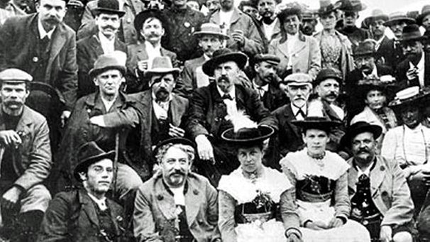 Ein Almfest der SPD-Prominenz 1902 | Bild: Süddeutsche Zeitung Photo/Scherl
