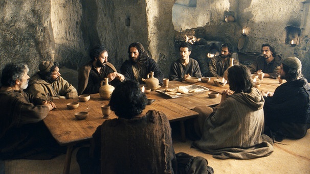 Filmszene "Apostel beim Letzten Abendmahl" | Bild: picture-alliance/dpa