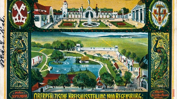 Bild von der Regensburger Kreisausstellung 1910 | Bild: Historisches Museum Regensburg