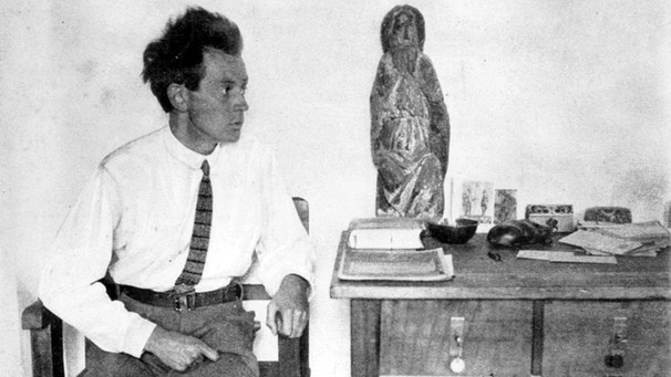 Egon Schiele in seinem Atelier | Bild: SZ Photo