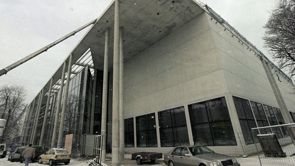 Pinakothek der Moderne im Bau | Bild: picture-alliance/dpa