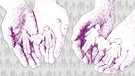 Hände halten Symbole für homosexuelle Beziehungen | Bild: BR, colourbox.com; Montage: BR