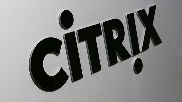 Citrix-Logo am Gebäude des Hauptsitzes von Citrix Systems in Santa Clara | Bild: mauritius-images/KristofferTripplaar