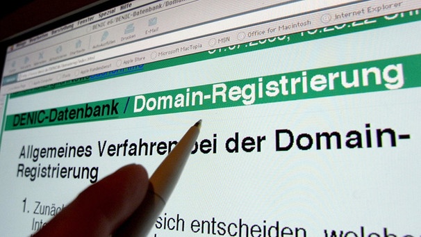 Wer eine .de-Domain registrieren will, muss den Weg über die Registrierstelle DENIC gehen | Bild: picture-alliance/dpa