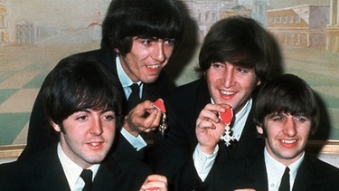 Paul McCartney, George Harrison, John Lennon und Ringo Starr | Bild: picture-alliance/dpa
