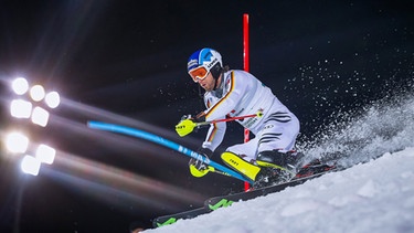 Ski alpin: Weltcup, Slalom, Herren, am 23.01.2018 in Schladming (Österreich). Fritz Dopfer aus Deutschland in Aktion. Foto: Expa/Johann Groder/APA/dpa +++ dpa-Bildfunk +++ | Bild: dpa-Bildfunk/Expa/Johann Groder