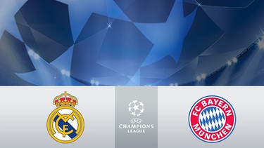 Logos von Real Madrid und FC Bayern München | Bild: BR, Montage BR