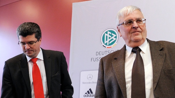 Herbert Fandel und Theo Zwanziger | Bild: picture-alliance/dpa