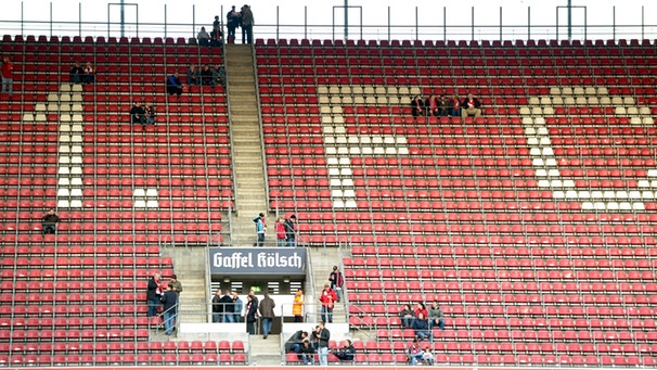 Leeres Stadion in Köln | Bild: picture-alliance/dpa