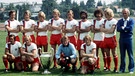 Der FC Bayern München 1974 mit dem Europapokal der Landesmeister | Bild: picture-alliance/dpa