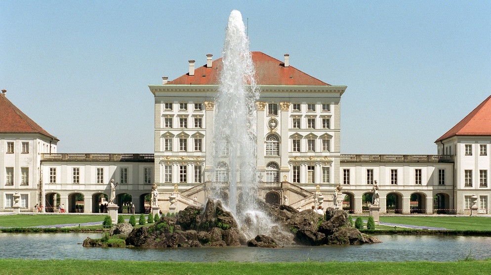 Springbrunnen im Nymphenburger Schlosspark | Bild: picture-alliance/dpa