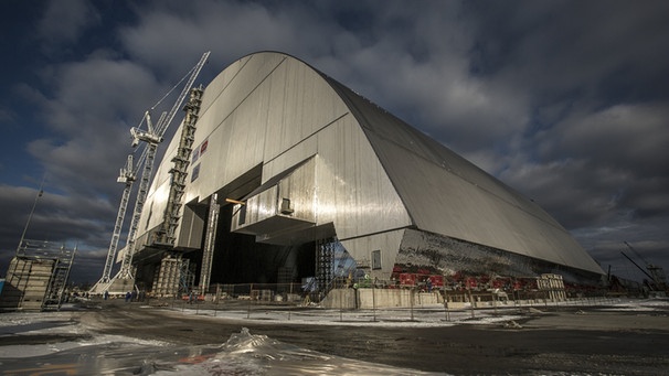 Transport der neuer Schutzhülle hat in Tschernobyl begonnen | Bild: EBRD/Novarka/dpa-Bildfunk