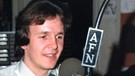 Ab 1974 durfte Fritz Egner bei AFN ans Mikrofon, Mitte 1970er Jahre | Bild: privat