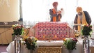 Die indischen Sikh in ihrem Münchner Gebetsraum | Bild: BR/Mathias Kestel