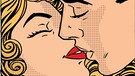 "Rote Lippen soll man küssen" beziehungsweise "So ein Kuss kommt von allein, nur verliebt braucht man zu sein" | Bild: colourbox.com