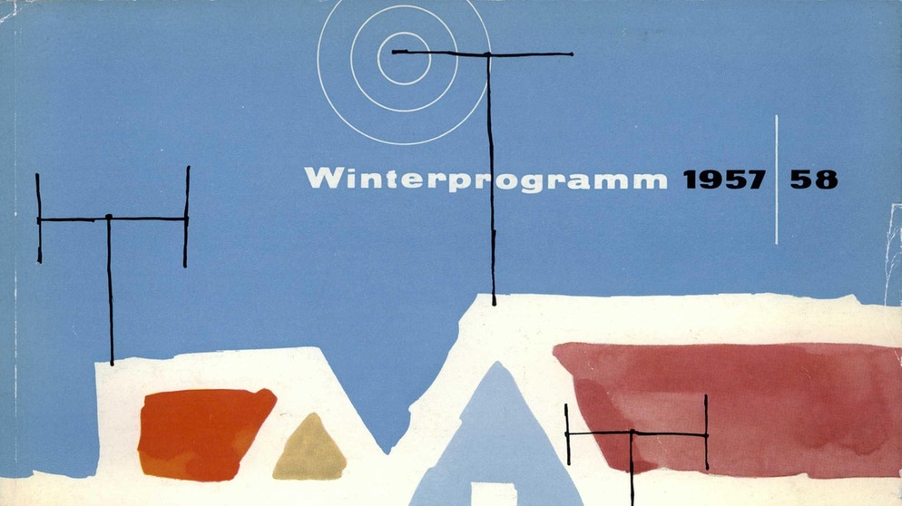 Deckblatt Halbjahresprogramm 1957-1958 | Bild: BR/Historisches Archiv