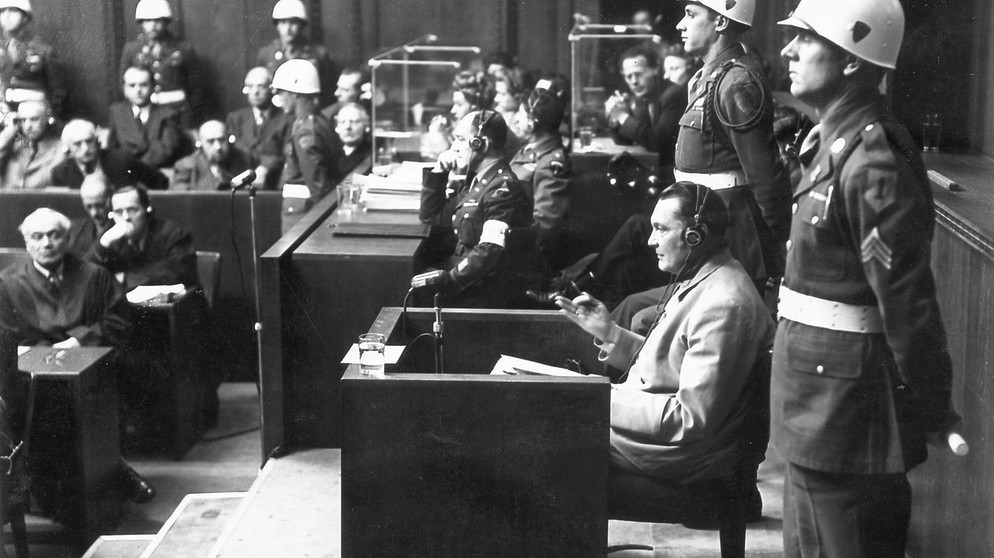 Die Nürnberger Prozesse (1945 - 1949). | Bild: BR / Historisches Archiv