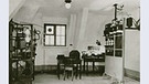 Sendeanlage bei der Oberpostdirektion Augsburg um 1928 | Bild: BR / Historisches Archiv